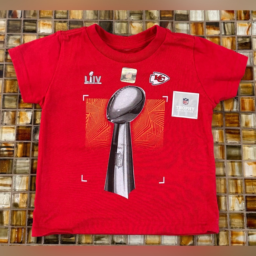 KANSAS CITY CHIEFS Baby/Toddler Boys/Girls Fanatics Shirt/Top~Size 2T~NFL~NWOT